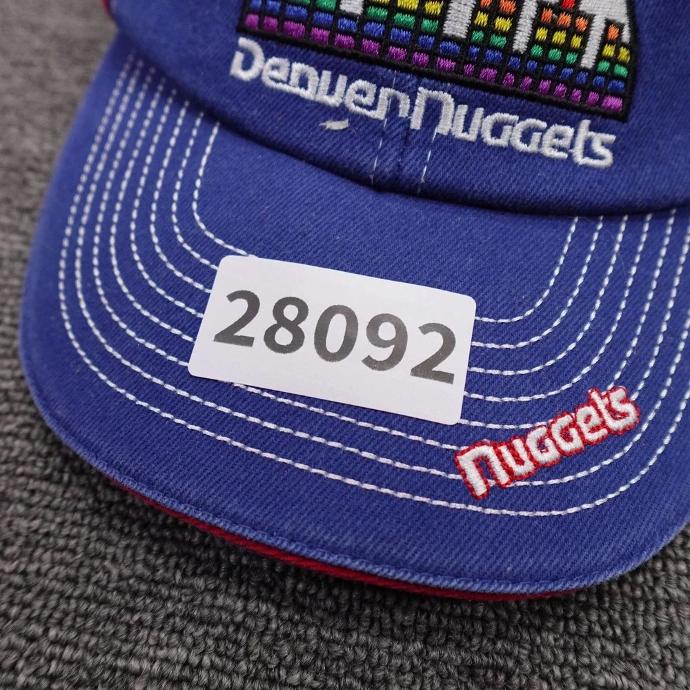 Denver Nuggets Hat Cap Boys One Size Blue Red NBA Basketball Altitude Authentics